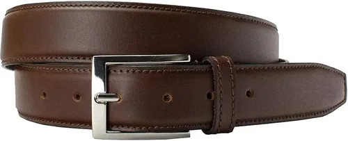 Vista 3 de Uptown Belt - Cinturón de cuero de grano superior con hebilla certificada sin níquel