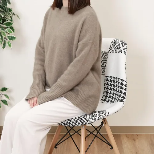 Vista 6 de 不二貿易(Fujiboeki) Fuji Boeki 70589 Eames Chair, Width 20.1 x Depth 18.1 x Height 32.3 inches (51 x 46 x 82 cm), Black/White, Dining Chair, Shell Type