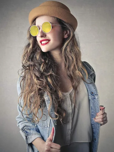 Vista 7 de Juego de accesorios de vestir hippie con gafas hippie y collar con signo de paz