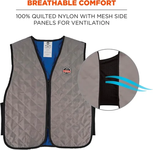 Vista 5 de Ergodyne Chill-Its 6665 Chaleco de enfriamiento evaporativo