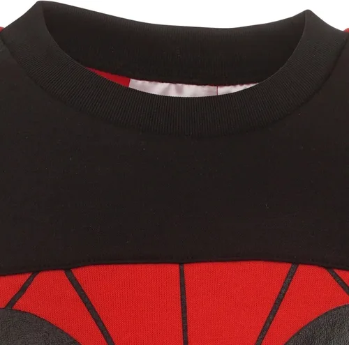 Vista 4 de Marvel Spider-Man - Conjunto de sudadera y pantalones de forro polar para niños pequeños a niños grandes (2T - 14-16)
