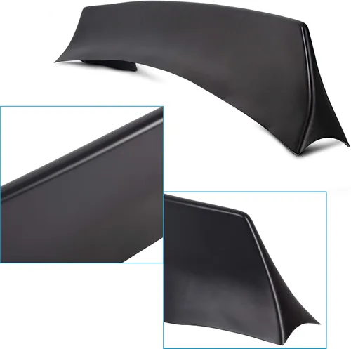 Vista 4 de Kojem Kit de alerón trasero para maletero trasero compatible con Mazda Miata 1990-1997 de plástico ABS de 2 puertas, color negro
