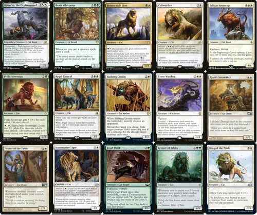 Vista 2 de Baraja Cat Commander – EDH – 100 cartas – Custom Magic The Gathering Deck – Muy fuerte