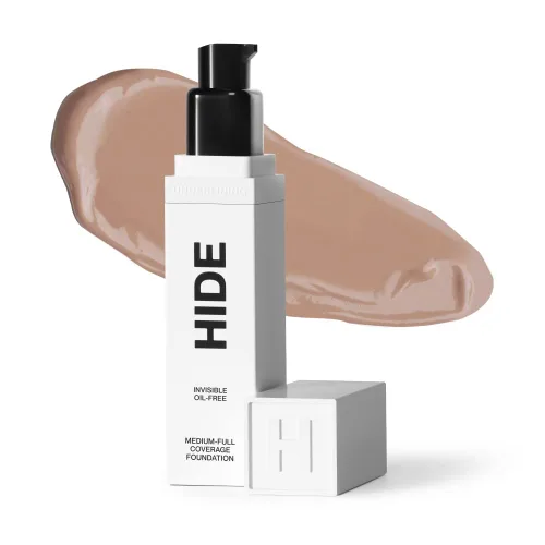 Vista 6 de HIDE PREMIUM - Base de maquillaje líquida,revisa el buscador de tonos para una combinación perfecta, base impermeable multiusos de primera calidad