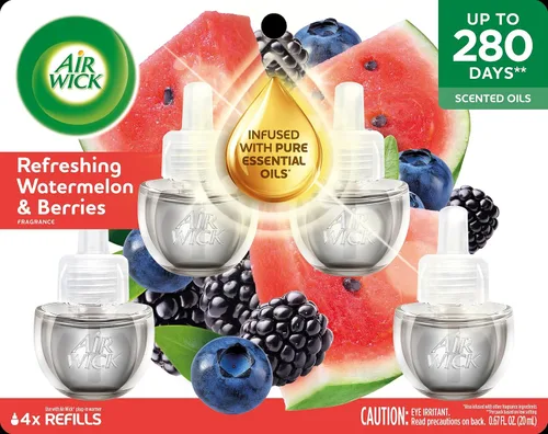 Vista 2 de Air Wick Aceites Esenciales Perfumados 0+4 Aguacate Fresco y Bayas
