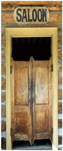 Vista 45 de Adhesivos 3D para puerta, murales para despegar y pegar, puerta de madera, papel tapiz autoadhesivo, extraíble, PVC, impermeable, póster para Puerta