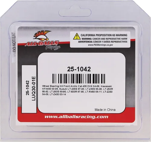 Vista 7 de All Balls Racing 25-1042 - Kit de juntas de rodamiento de rueda compatible con/reemplazo para Arctic Cat Kawasaki Suzuki