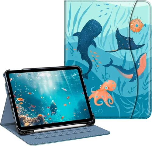 Vista 24 de Fintie Funda tipo libro para iPad (A16) de 11ª generación de 11 pulgadas Negro