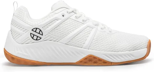Vista 6 de UNSQUASHABLE Tour-TEC Zapatos de calabaza blancos, diseñados y probados específicamente para el juego de Squash, el zapato de calabaza especializado