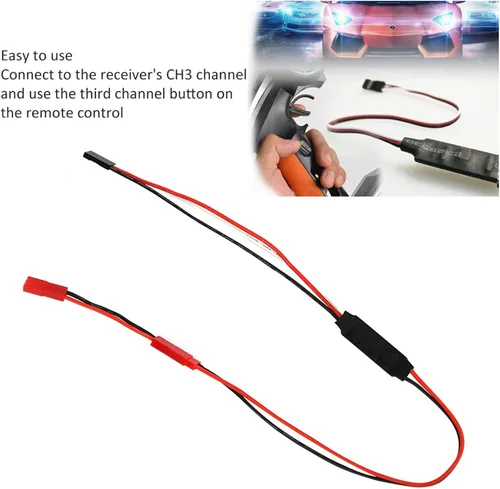 Vista 2 de Control remoto de cabrestante duradero, controlador de cabrestante plplaaoo con enchufe adaptador, accesorio de piezas universales, apto