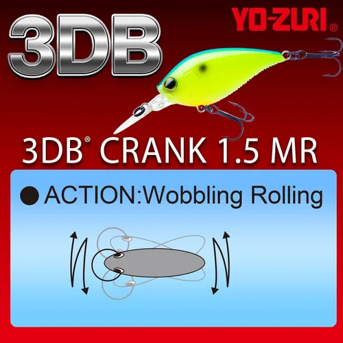 Vista 3 de Duel Yo Zuri R 1353 3 Db Crank 1 5 Mr ' F 60 Mm 2 8