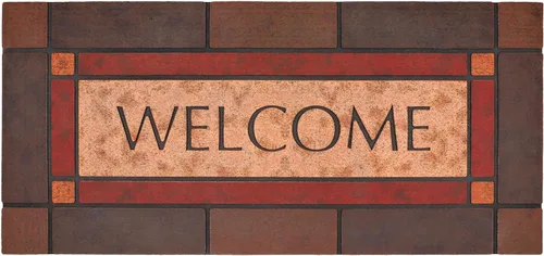 Vista 10 de Tapete de Bienvenida Grande de 47"x22" para Exteriores de Servicio Pesado con Respaldo de Goma Antideslizante - Tapete Duradero para Puerta Exterior