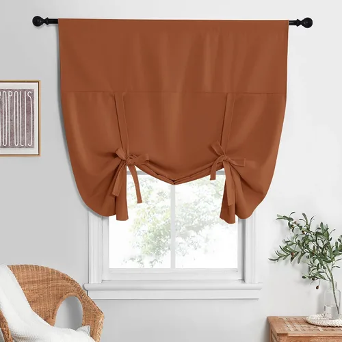 Vista 52 de NICETOWN Cortina Opaca con Aislamiento Térmico – Persiana Enrollable para Ventana de Bebé para Dormitorio/Acción de Gracias