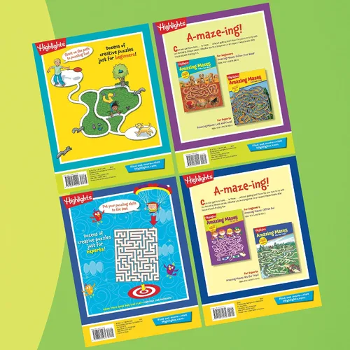 Vista 7 de Highlights for Children Amazing Mazes - Paquete de 4 libros para principiantes y expertos