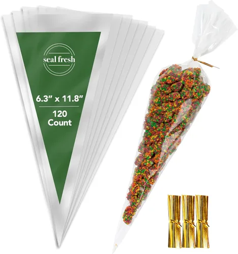 Vista 11 de Seal Fresh Mezcla de violonchelo con cono (2" x 10", 200)