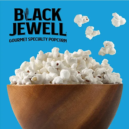 Vista 4 de Black Jewell Palomitas de maíz gourmet blancas para microondas, simplemente sal marina, 10.5 onzas (paquete de 3)