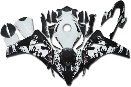 Vista 16 de US STOCK - Carenado blanco rojo naranja apto para Honda 2008-2011 CBR1000RR 006 Blanco Rojo Naranja