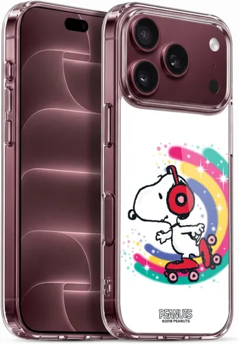 Vista 112 de Head Case Designs Funda de gel con licencia oficial de Peanuts Beach Surf Snoopy Boardwalk Airbrush [protección de grado militar] compatible