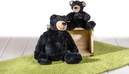 Vista 4 de Mary Meyer Oso de peluche de peluche suave, 14 pulgadas, oso negro