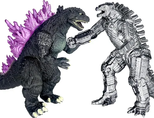 Vista 17 de TwCare Juego de 2 Figuras de Monstruo Legendario de Fuego Shin, Juguetes del Rey Llameante de los Monstruos, Articulaciones Móviles, Serie de Dragón