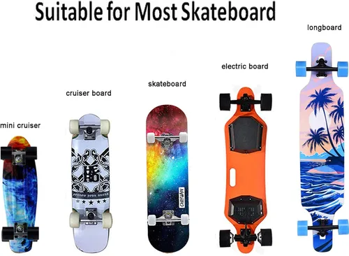 Vista 5 de Pmsanzay Gancho de cubierta, soporte profesional para monopatín, longboard y monopatín eléctrico Universalmente compatible con cualquier mochila