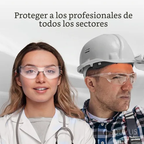 Vista 5 de Aqulius Safety Glasses - 24-Pack, for Men & Women, ANSI Z78.1 Certified Shooting Glasses, Eye Protection, Construction, Scratch-Resistant, Impact
