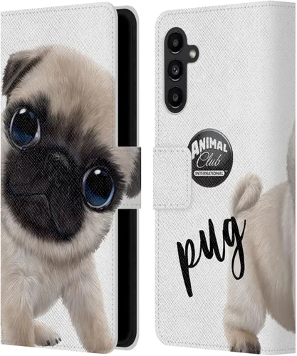 Vista 15 de Head Case Designs Officially Licensed Animal Club International Bat Faces Leather Wallet Case Compatible with Samsung Galaxy A13 5G (2021)