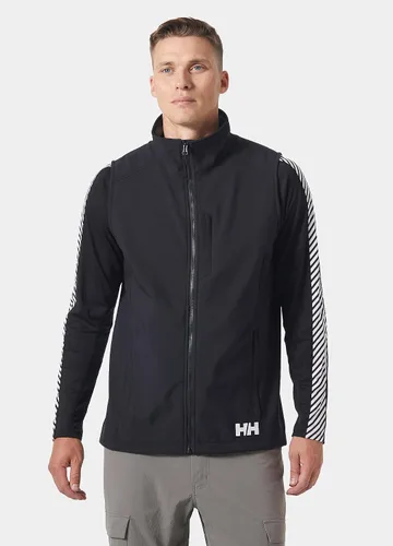 Vista 4 de Helly-Hansen Paramount Softshell Vest - Chaleco con forro polar para hombre, transpirable, resistente al agua y al viento, ropa de senderismo ligera
