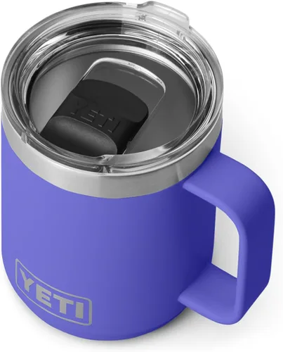 Vista 11 de YETI Rambler - Taza apilable de 10 onzas, aislada al vacío, acero inoxidable con tapa MagSlider, acero inoxidable
