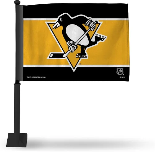Vista 37 de Rico Industries Bandera de coche alternativa de doble cara de la NHL