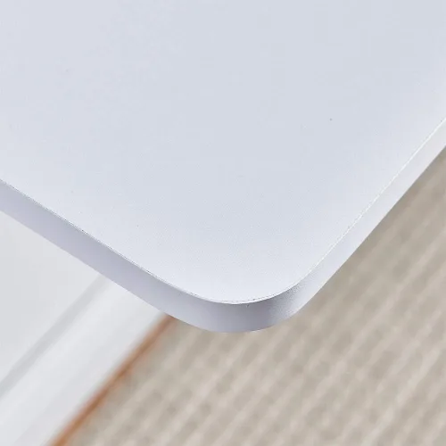 Vista 4 de Mesa plegable de pared para computadora portátil que ahorra espacio, escritorio plegable con marco de metal, mesa de utilidad para oficina y hogar