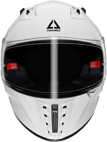 Vista 2 de Triangle Casco de doble visera para motocicleta y bicicleta, aprobado por DOT