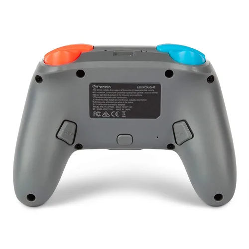 Vista 4 de PowerA Nano Enhanced Wireless Controller for Nintendo Switch - Grey-Neon Works with Nintendo Switch Lite Bluetooth Controller Gamepad Compact