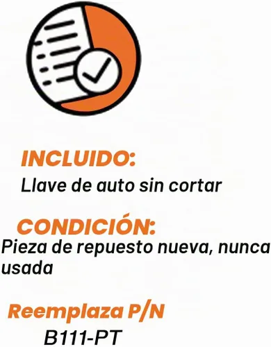 Vista 3 de Repuesto de llave de encendido con transpondedor Discount Keyless, con hoja sin cortar, compatible con ID 46 círculo, Clave Simple