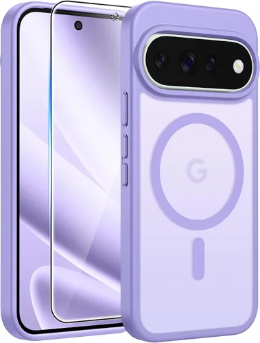 Vista 120 de FNTCASE - Funda para iPhone 16 Pro: magnética, mate, translúcida, de grado militar, protectora contra caídas, resistente, fina, duradera y a prueba