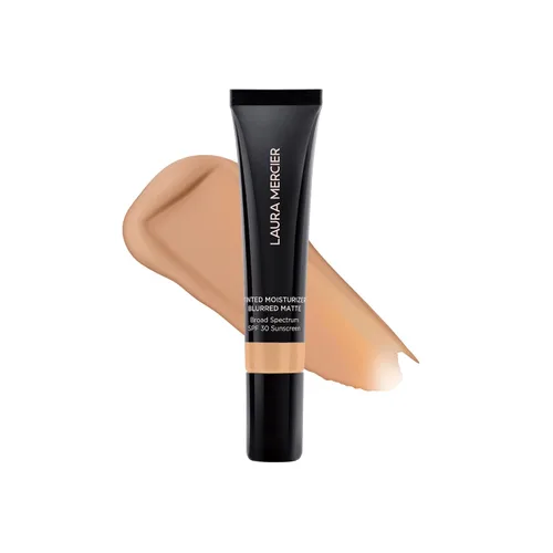 Vista 27 de Laura Mercier Hidratante con Color Mate Difuminado con SPF 30: Control de Brillo y Difuminado de 24+ Horas, Larga Duración, Cobertura Transparente a