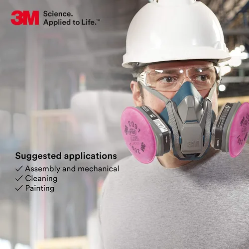 Vista 4 de 3M Adaptador de filtro respirador 502, paquete de 20