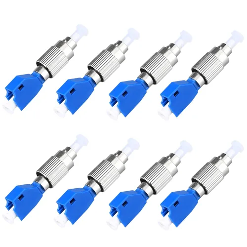 Vista 16 de Conector de fibra óptica, FC macho a LC hembra híbrido adaptador convertidor de fibra óptica compatible con medidor de potencia óptica localizador