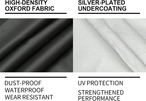 Vista 4 de Paquete de 1 bolsa de almacenamiento para cojines de patio al aire libre, de 68 x 30 x 20 pulgadas, resistente a los rayos UV, impermeable