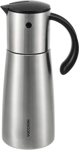 Vista 10 de Vucchini Botella Dispensadora Grande de Aceite de Oliva Dispensador de Aceite de Cocina Contenedor de Salsa de Soja con Volteo Automático - Aceitera