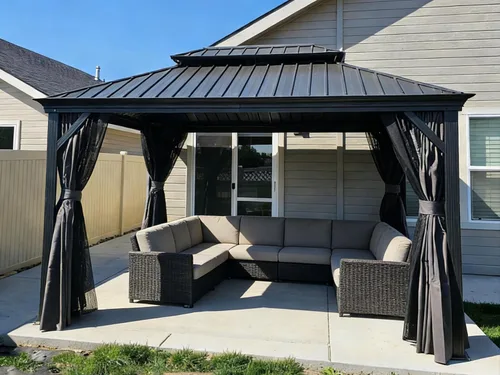 Vista 21 de Purple leaf - Gazebo para exteriores.