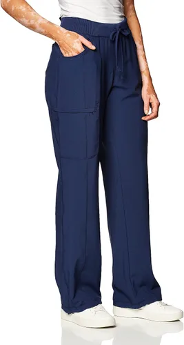 Vista 2 de Cherokee Womens Infinty Low Rise Straight Leg Drawstring Scrub Pant