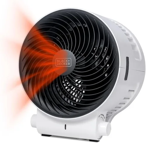 Vista 12 de BLACK+DECKER BHTC209 - Calentador oscilante de cerámica con mando a distancia, color negro