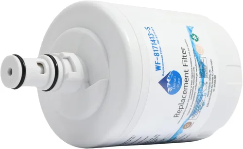 Vista 2 de Filtro de agua de repuesto para refrigerador Whirlpool ED22PEXHW02 - Compatible con cartucho de filtro de agua para refrigerador Whirlpool 8171413