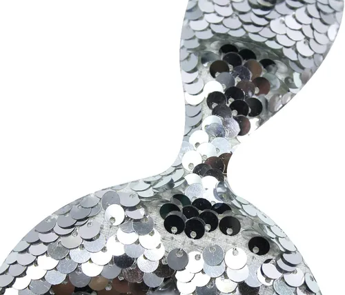 Vista 8 de Llaveros reversibles con lentejuelas con purpurina para cola de sirena regalos de fiesta para mujer accesorios brillantes
