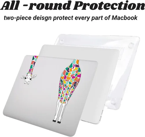Vista 100 de Funda rígida compatible con MacBook Pro de 13 pulgadas 2012 2011 2010 2009 2008 versión A1278 con CD-ROM, funda de plástico para laptop cubierta