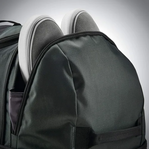 Vista 4 de Samsonite Andante - Mochila de lona con 2 ruedas, Musgo VerdeNegro), 117225-C065