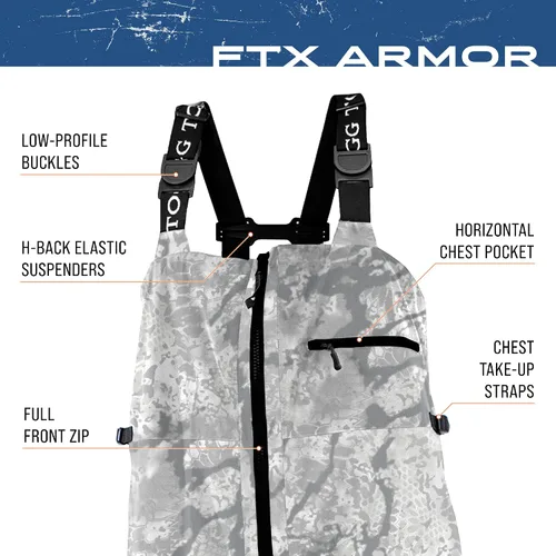 Vista 3 de FROGG TOGGS womens Ftx Armor Premium Waterproof Rain, Fishing Bibs