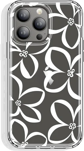 Vista 20 de GYZYA Funda transparente para iPhone 14 y iPhone 13 de 6.1 pulgadas con diseño de patrón, funda protectora delgada de TPU + parachoques a prueba