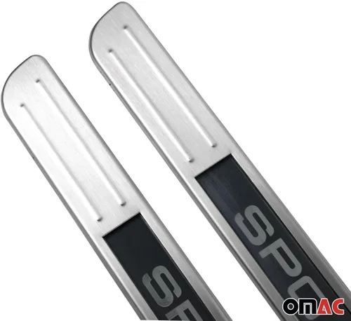 Vista 7 de OMAC Placa iluminada para umbral de puerta para Ford Escape 2013-2016 Sport S.Steel 2X